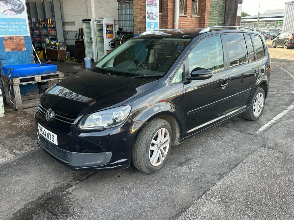 Volkswagen Touran 1.6 Tdi Se Euro 5 Black #2