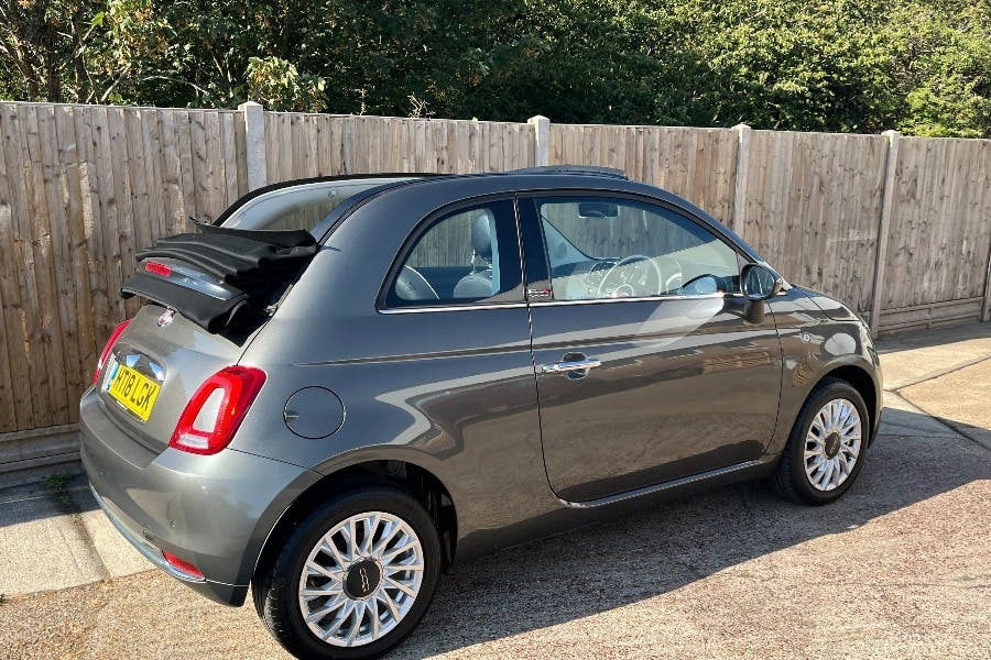 Fiat 500C 1.2 Lounge Convertible Ss Grey #3