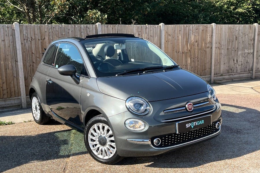Fiat 500C 1.2 Lounge Convertible Ss Grey
