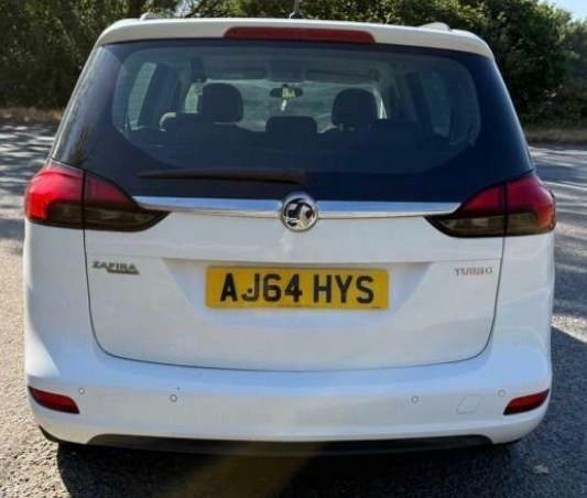 Vauxhall Zafira Tourer Exclusive T White #6