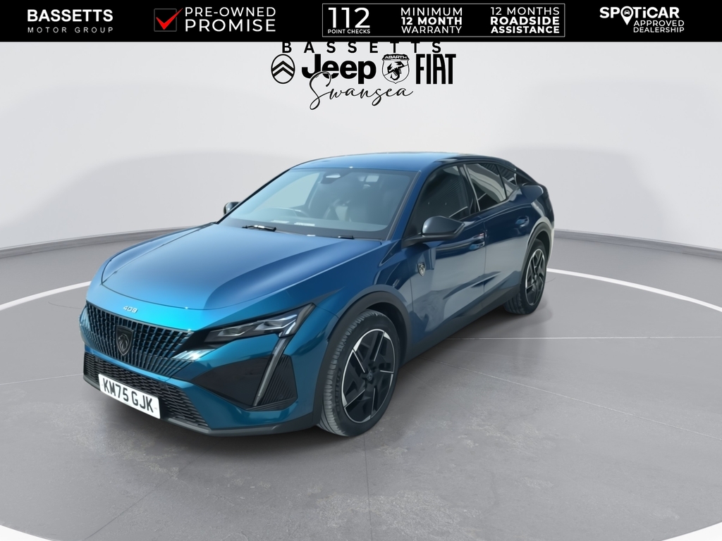Peugeot 408 Gt Blue #4