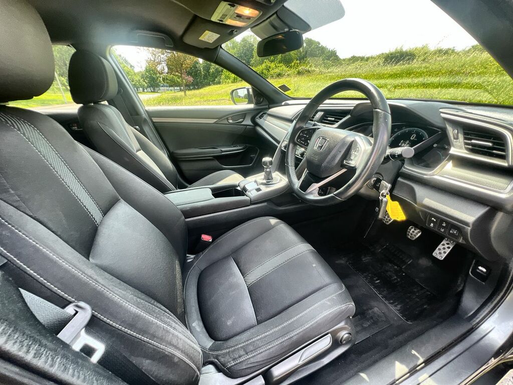Honda Civic 1.0 Vtec Turbo Se Cvt Euro 6 Ss Blue #12