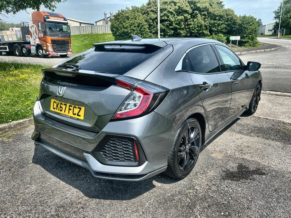 Honda Civic 1.0 Vtec Turbo Se Cvt Euro 6 Ss Blue #8