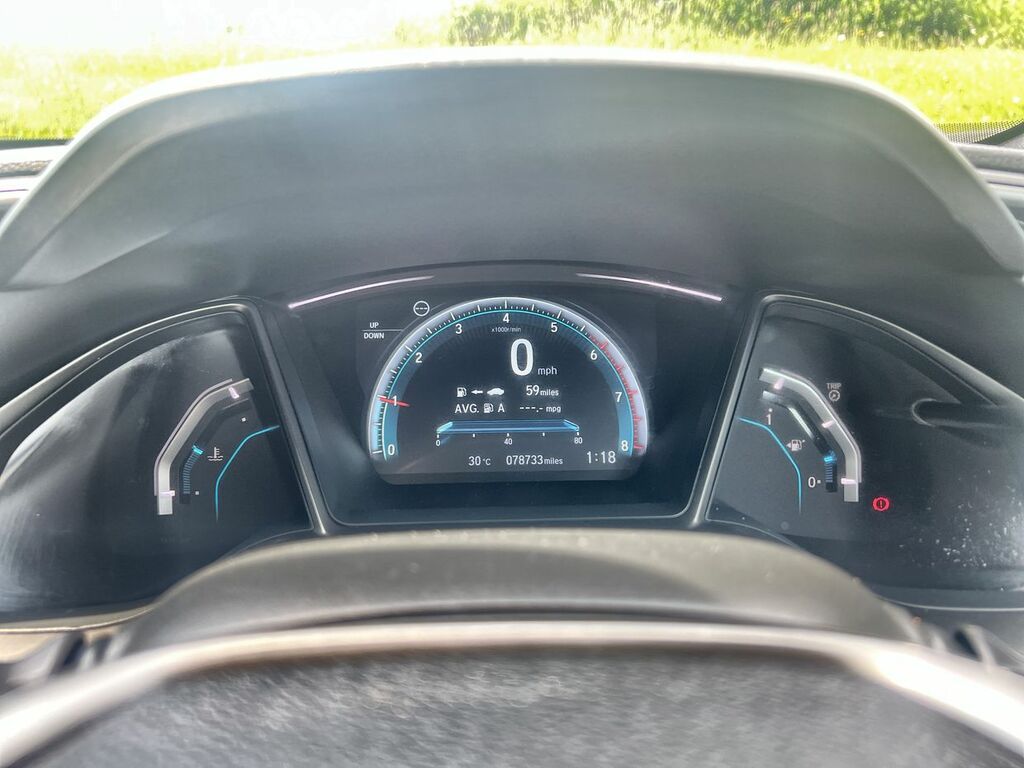 Honda Civic 1.0 Vtec Turbo Se Cvt Euro 6 Ss Blue #14