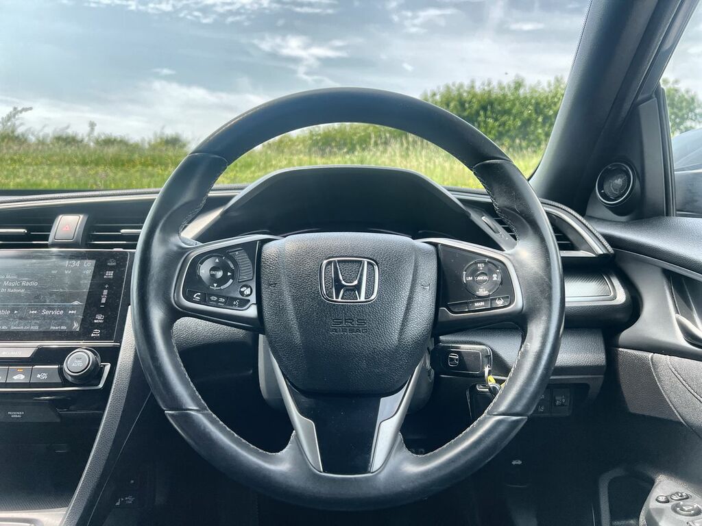 Honda Civic 1.0 Vtec Turbo Se Cvt Euro 6 Ss Blue #15