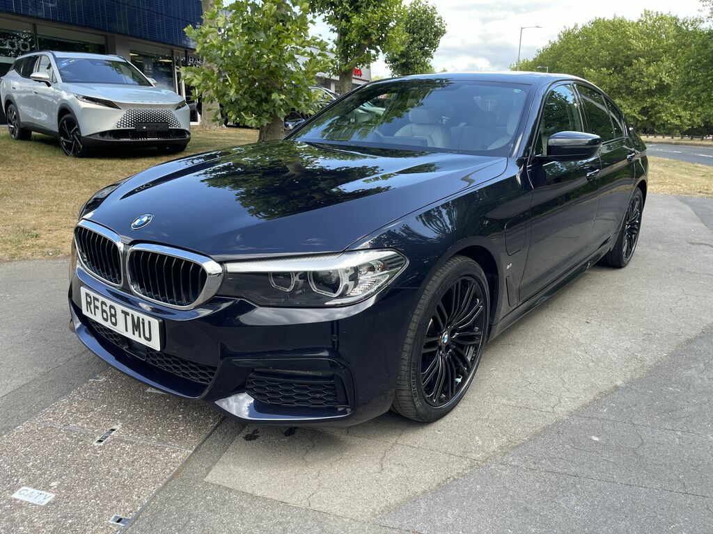 BMW 5 Series 530E M Sport Black #3