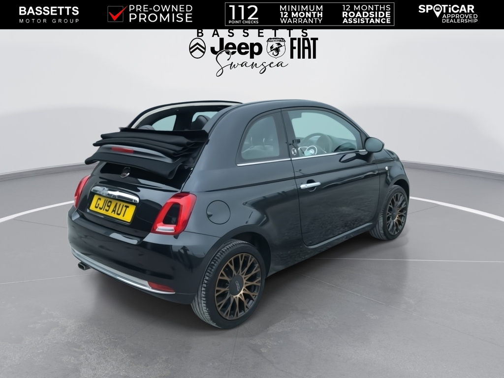 Fiat 500C 1.2 Star Convertible Euro 6 Ss Blue #8