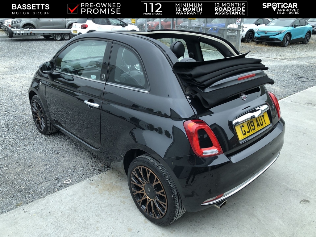 Fiat 500C 1.2 Star Convertible Euro 6 Ss Blue #13