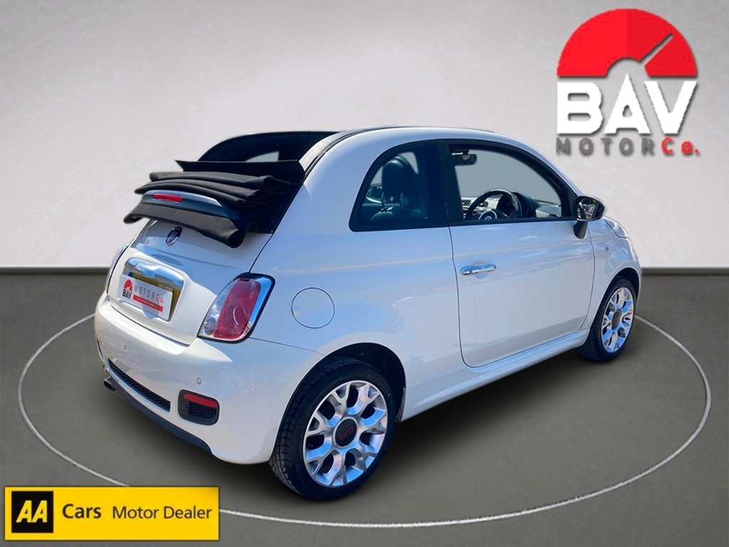 Fiat 500C Twinair S White #3