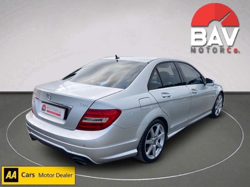 Mercedes-Benz C Class C350 Cdi V6 Blueefficiency Sport Silver #3
