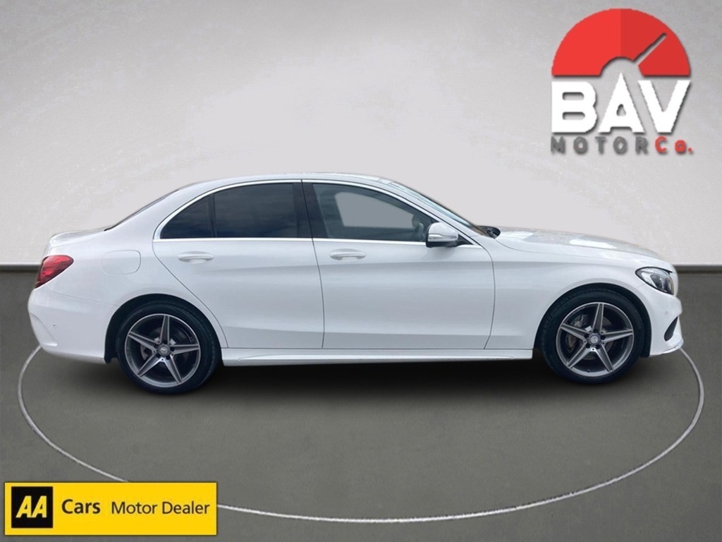 Mercedes-Benz C Class C200 Amg Line YA14YVP White #2