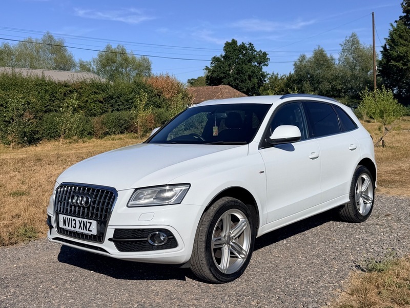 Audi Q5 2.0 Tdi S Line White #3
