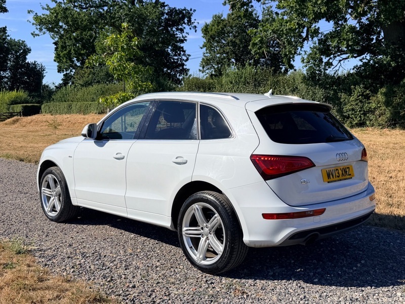 Audi Q5 2.0 Tdi S Line White #5