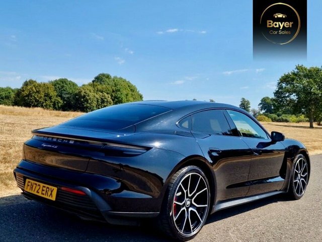 Porsche Taycan Plus 93.4Kwh 4S Saloon Black #4