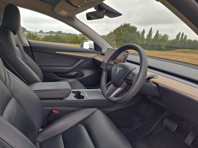 Tesla Model 3 4dr Electric Auto Rwd White #6