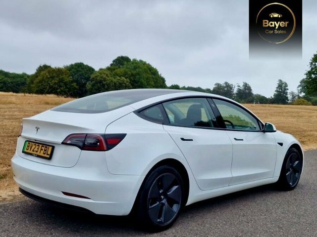 Tesla Model 3 4dr Electric Auto Rwd White #4
