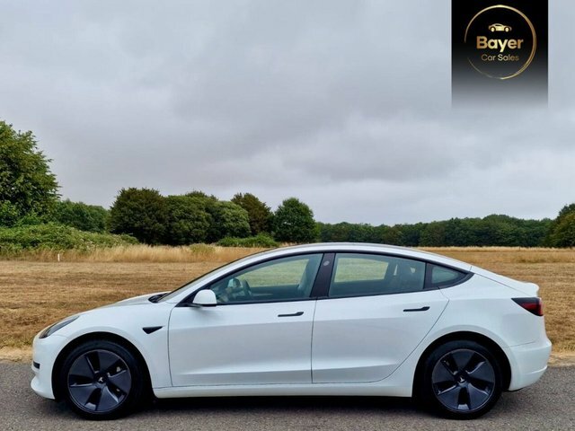 Tesla Model 3 4dr Electric Auto Rwd White #3