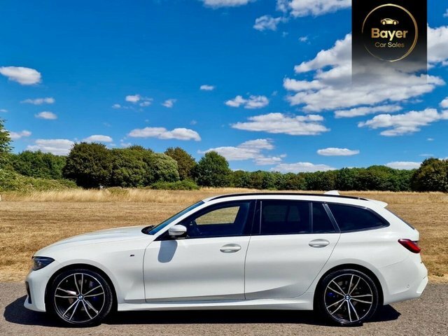 BMW 3 Series 320D Mht M Sport White #3