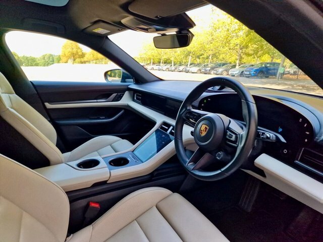 Porsche Taycan Performance Plus 93.4Kwh Turbo Cross Turismo 11Kw White #8