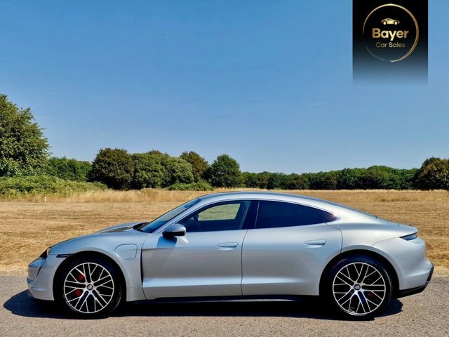 Porsche Taycan Plus 93.4Kwh 4S Saloon Silver #3