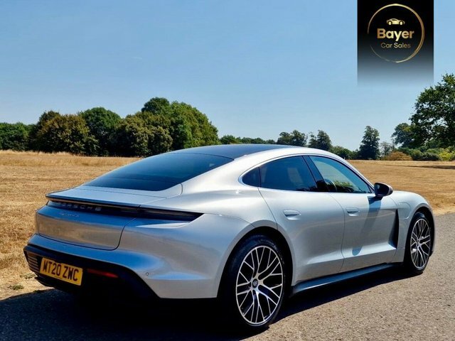Porsche Taycan Plus 93.4Kwh 4S Saloon Silver #4