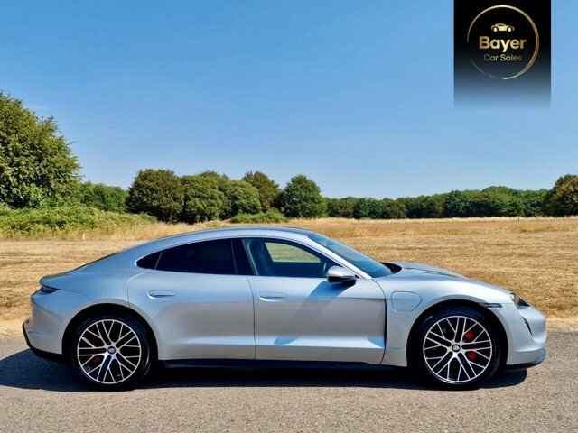 Porsche Taycan Plus 93.4Kwh 4S Saloon Silver #2