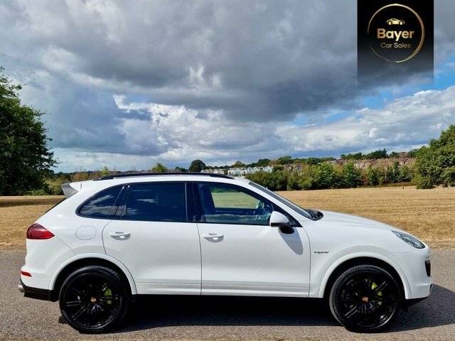 Porsche Cayenne V6 E-hybrid S Platinum White #2