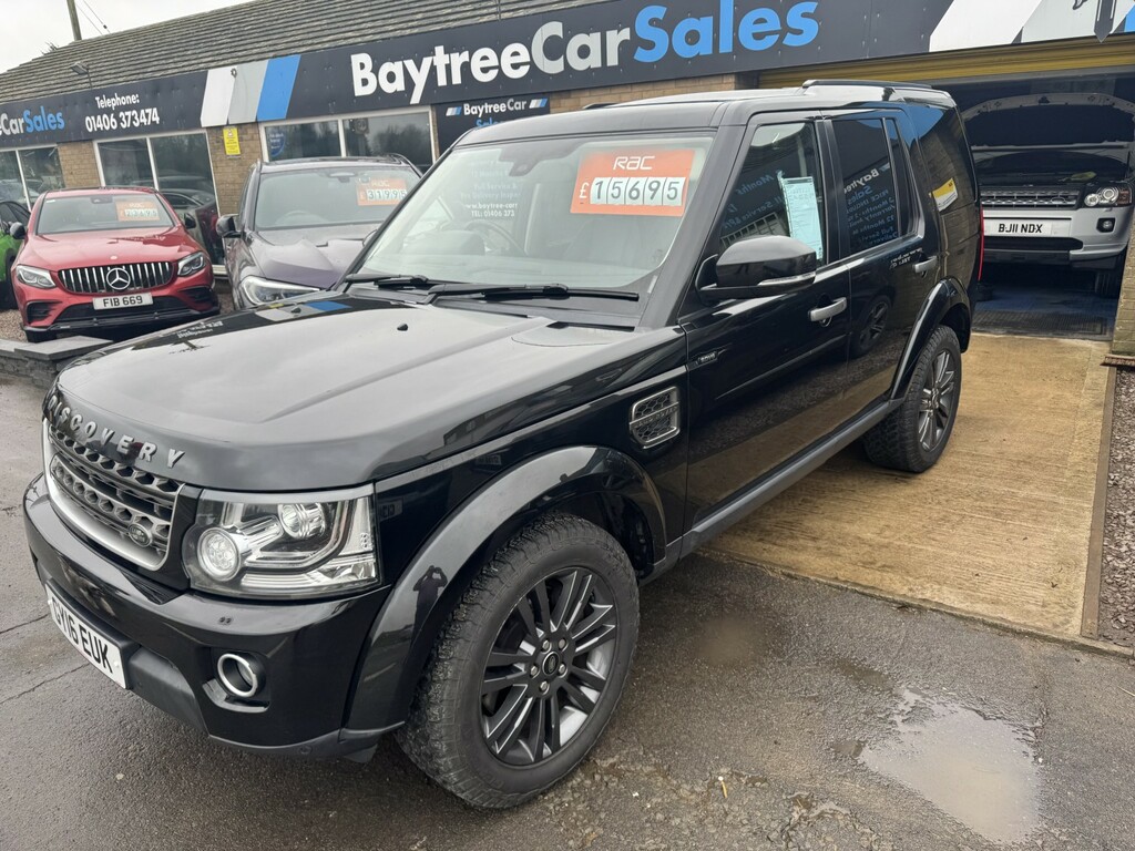 Land Rover Discovery 4 Suv 3.0 Sd V6 Graphite 2016 GY16EUK Black #4