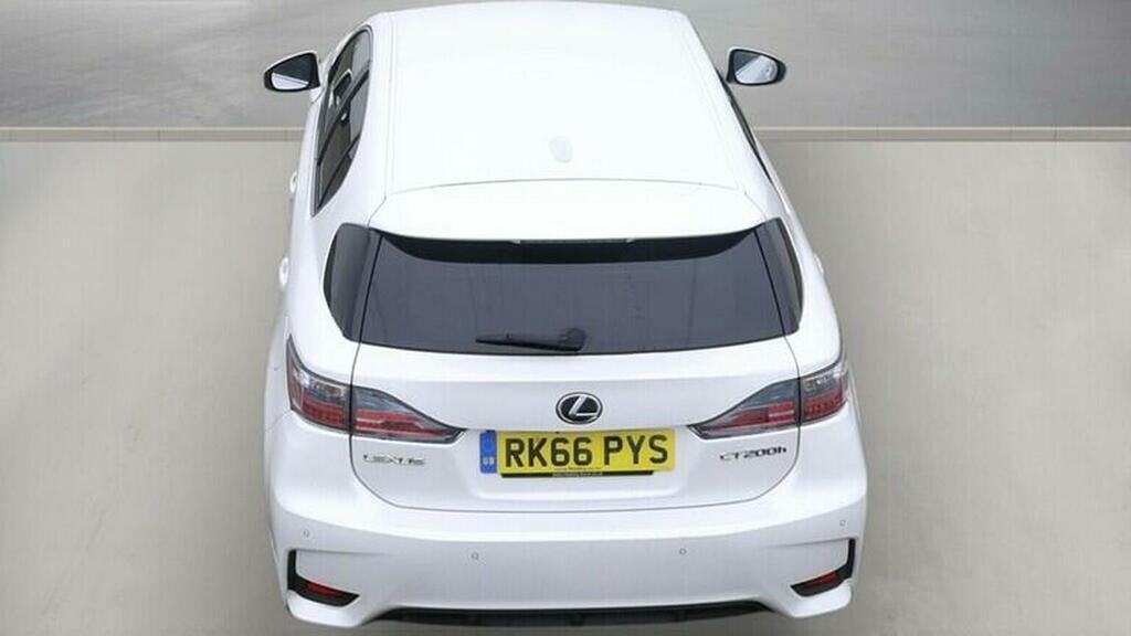Lexus CT Hatchback 1.8 200H F Sport Cvt Euro 6 Ss 2 White #8