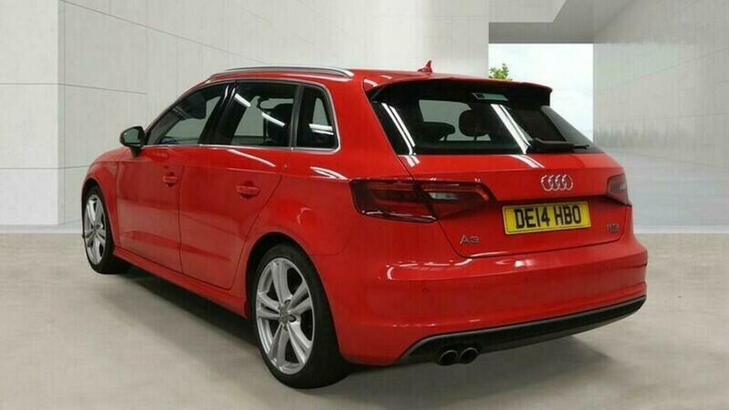 Audi A3 Hatchback 1.8 Tfsi S Line Sportback S Tronic Quatt Red #3