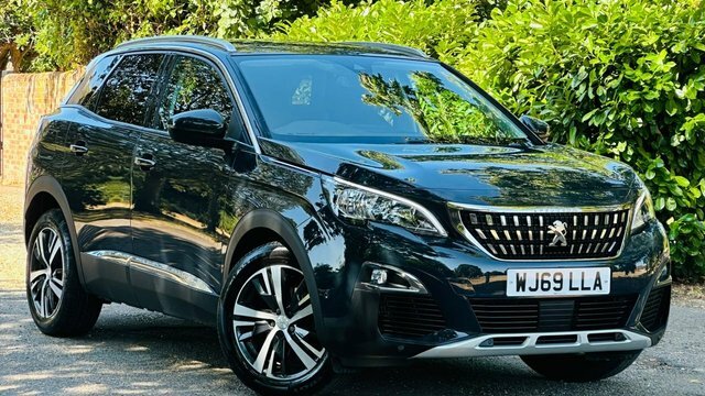 Peugeot 3008 1.2 Puretech Allure Suv Euro 6 WJ69LLA Black #2