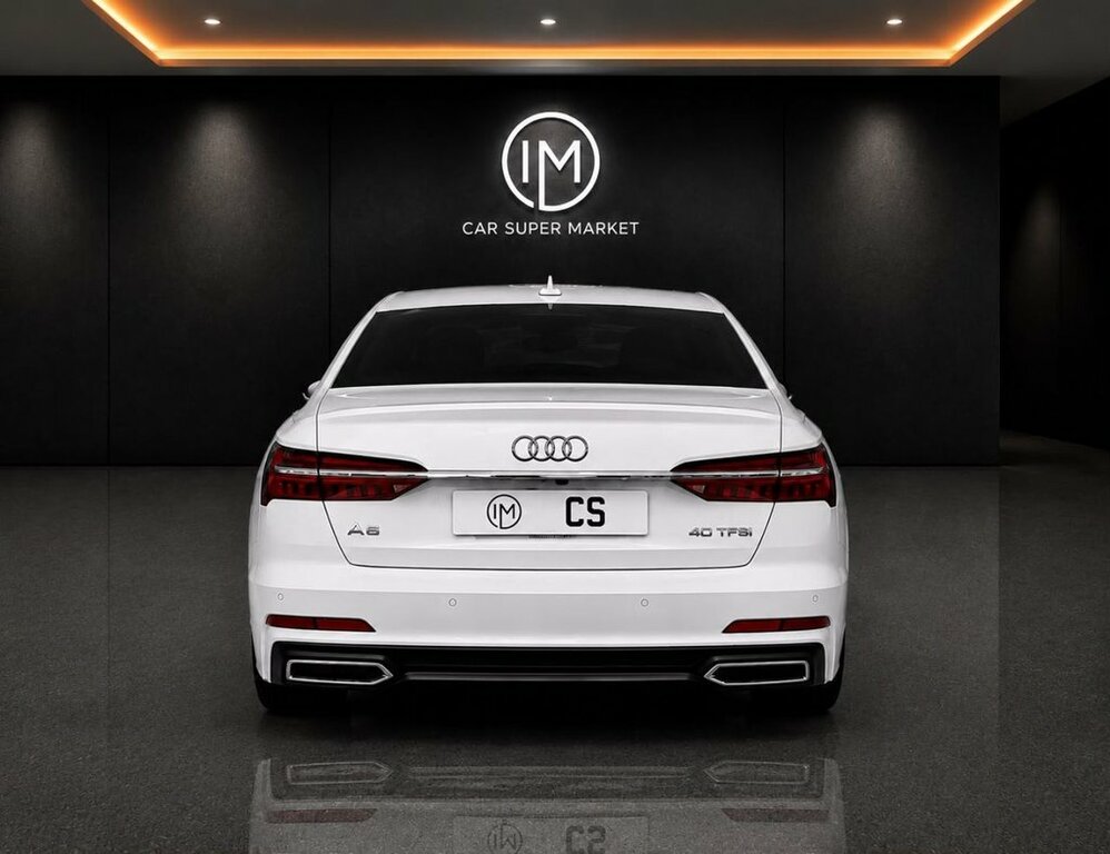 Audi A6 Saloon 2L S Line White #5
