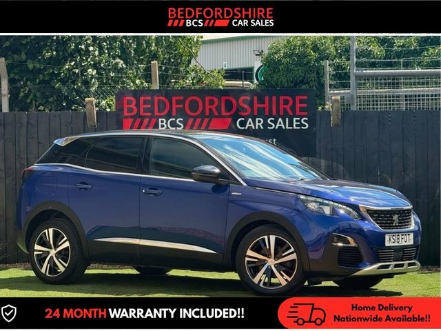 Peugeot 3008 1.5 Bluehdi Gt Line Suv Euro 6 KS18FOT Blue