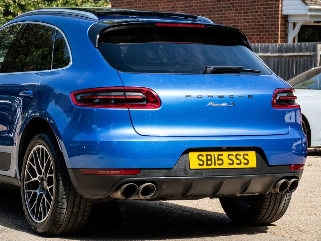 Porsche Macan 3.0L V6 S Pdk Pan Roof 21 Turbo Style Alloys Cam Blue #13