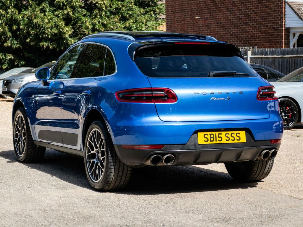 Porsche Macan 3.0L V6 S Pdk Pan Roof 21 Turbo Style Alloys Cam Blue #12