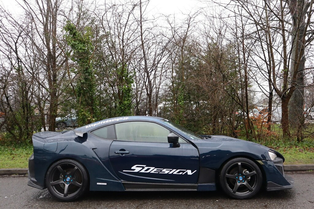 Toyota GT86 Gt Sd-2 Grand Blue Exposed Carbon Wide Body De Blue #2