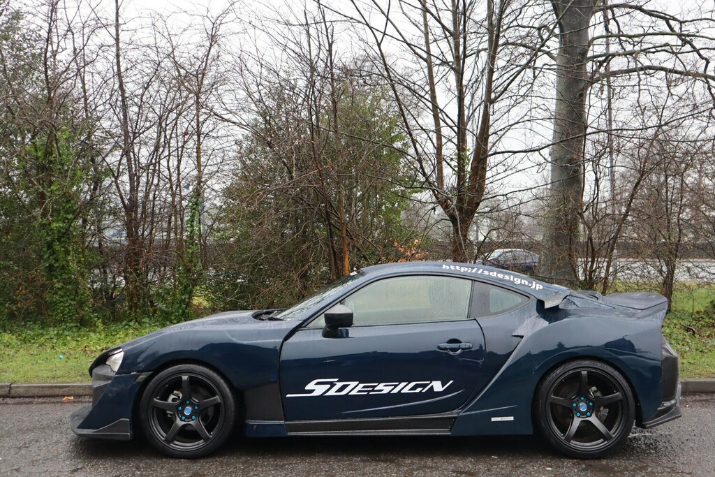 Toyota GT86 Gt Sd-2 Grand Blue Exposed Carbon Wide Body De Blue #6