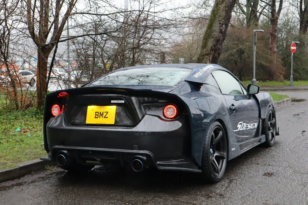 Toyota GT86 Gt Sd-2 Grand Blue Exposed Carbon Wide Body De Blue #3