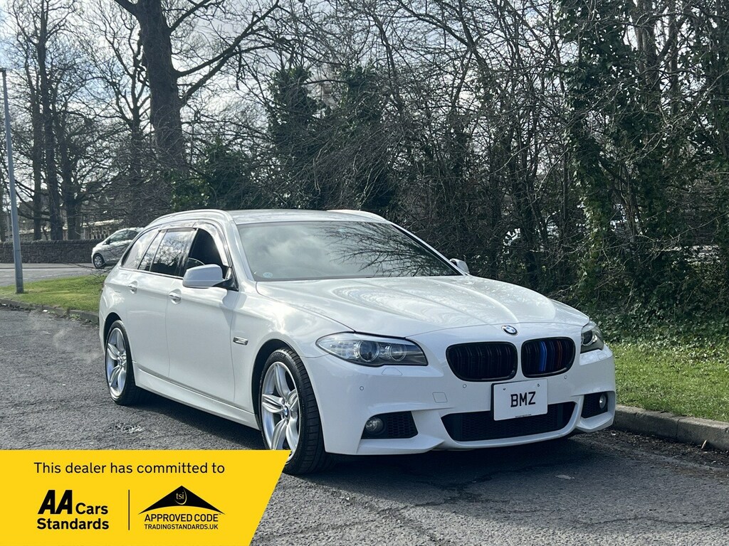 BMW 5 Series 550I M Sport 4.4 V8 Bi-turbo Touring Step YK12JWH White