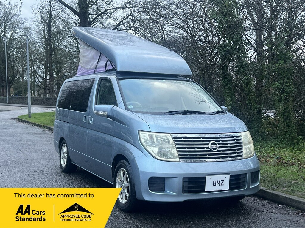 Nissan Elgrand 2.5 E51 4Wd Dream Star Camper Blue