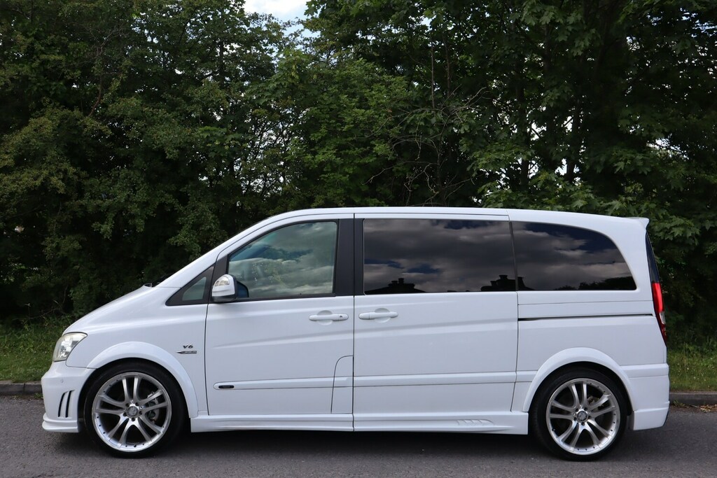 Mercedes-Benz V Class V6 Trend Luxary Package 7S Amg Wide Body YJ62XMD White #6
