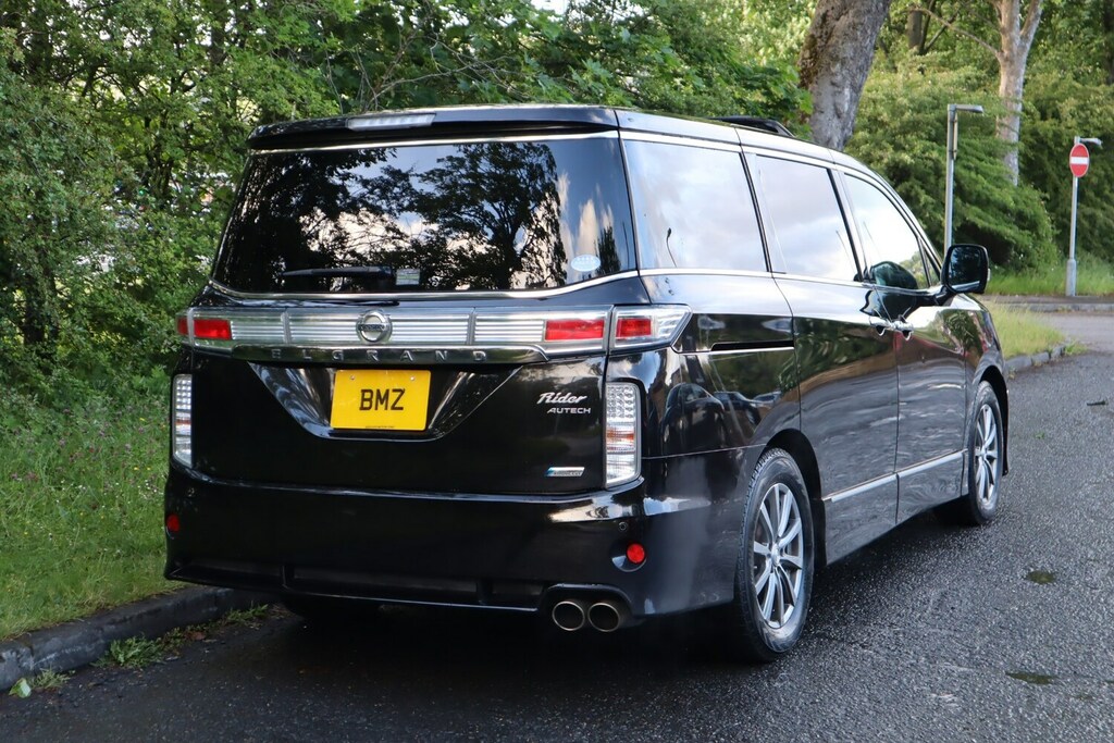 Nissan Elgrand 350 3.5 V6 Autec Rider Premium Black Line 7S Black #3