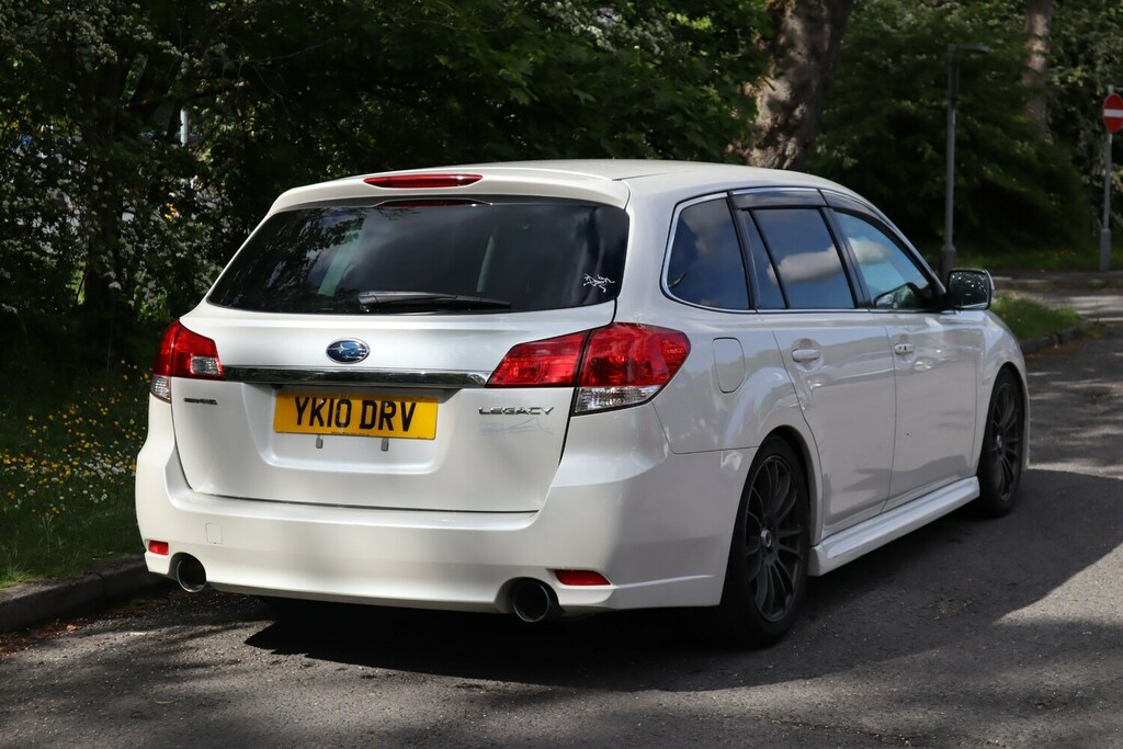 Subaru Legacy 2.5 Gt Eye Sight Ej25 Turbo Estate Awd Br9 White #3