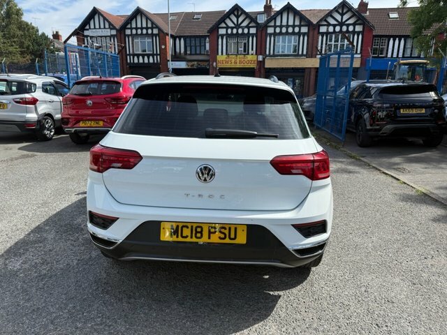 Volkswagen T-Roc 2018 1.0 Tsi Se Suv Euro 6 Ss White #4