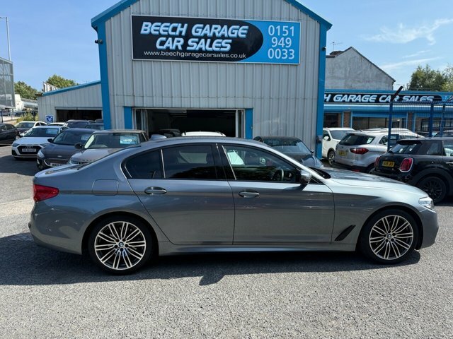 BMW 5 Series 2019 2.0 520D M Sport Saloon Euro Blue #2