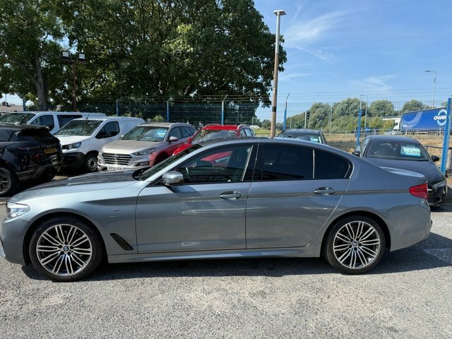 BMW 5 Series 2019 2.0 520D M Sport Saloon Euro Blue #6
