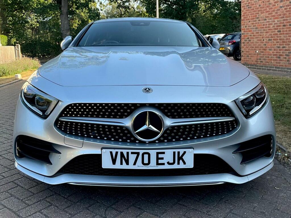 Mercedes-Benz CLS Saloon 2.0 Cls300d Amg Line Coupe G-tronic Euro 6 Silver #5