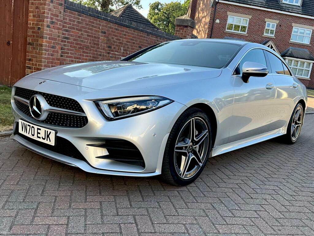 Mercedes-Benz CLS Saloon 2.0 Cls300d Amg Line Coupe G-tronic Euro 6 Silver #3