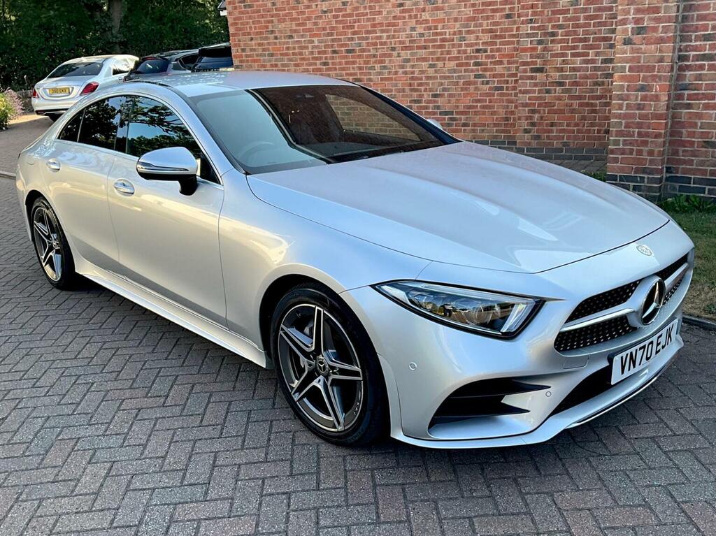 Mercedes-Benz CLS Saloon 2.0 Cls300d Amg Line Coupe G-tronic Euro 6 Silver #2