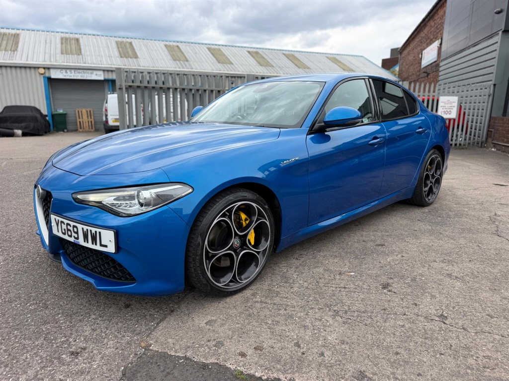 Alfa Romeo Giulia 2.0T Veloce Euro 6 Ss YG69WWL Blue #3